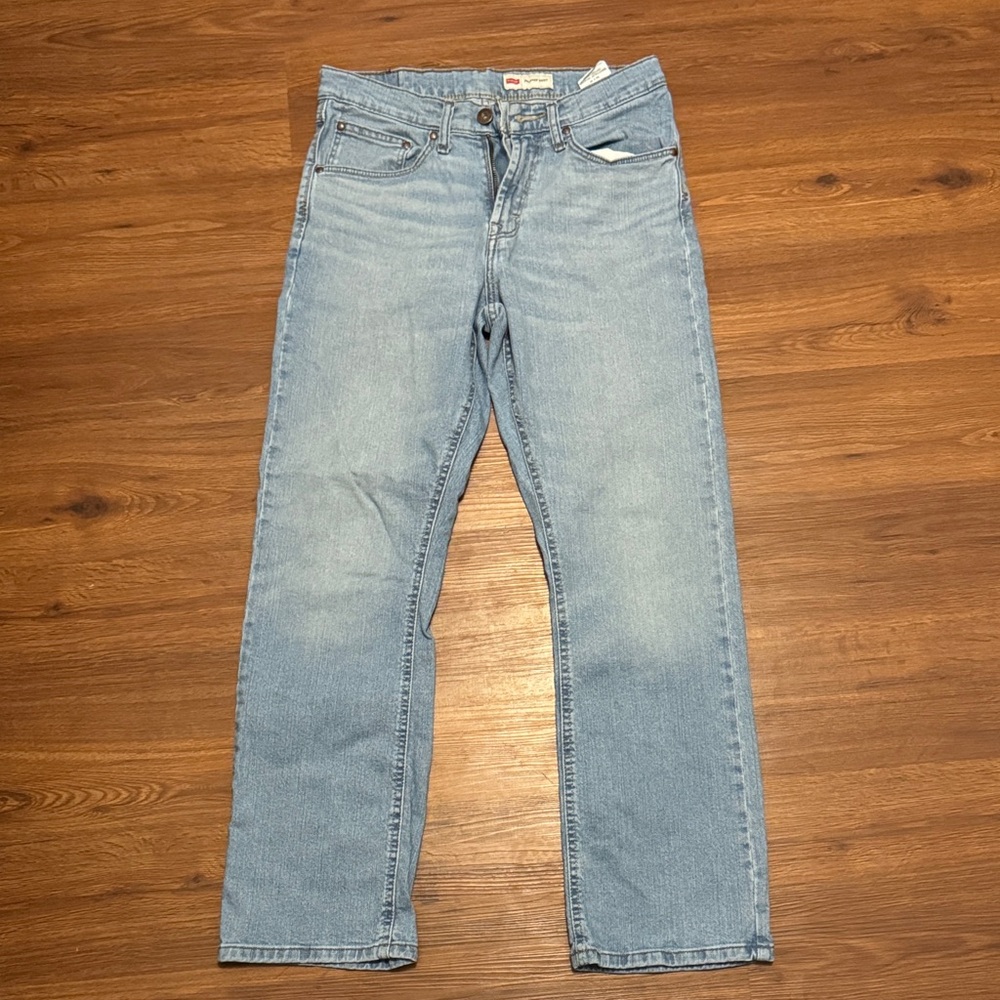 Wrangler Men's Light Blue Straight Jeans